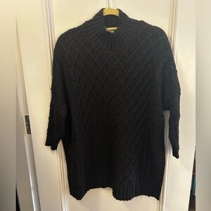 Black Cable Knit Sweater (Mersea)